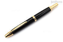 Pilot Vanishing Point Fountain Pen - Black - Gold Trim - 18k Fine - PILOT VP1FPBLUFBLCK