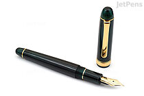 Platinum 3776 Century Fountain Pen - Laurel Green with Gold Trim - 14k Ultra Extra Fine - PLATINUM PNB-15000A 41-UEF