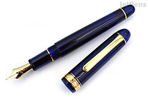 Platinum 3776 Century Fountain Pen - Chartres Blue with Gold Trim - 14k Soft Fine - PLATINUM PNB-15000A 51-SF