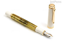 Pelikan Souverän M400 Fountain Pen - Tortoiseshell White - 14k Extra Fine - PELIKAN 934158