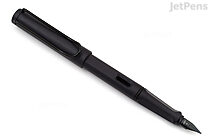 LAMY safari Fountain Pen - Steel Black - Left-Handed - LAMY L0E2SBKLH