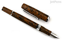Noodler's Konrad Flex Fountain Pen - Chestnut Ebonite - NOODLERS 14093