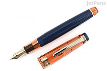 Sailor Pro Gear Slim Manyo Fountain Pen Set - Persimmon (Budo) - 14k Medium Fine - Limited Edition - SAILOR 10-2753-344