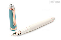 Platinum 3776 Century Fountain Pen Set - Shape of a Heart - Bluebird - 14k Extra Fine - Limited Edition - PLATINUM PLTM- PNB-43000A EF