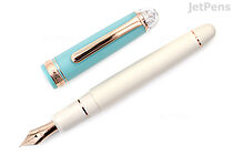 Platinum 3776 Century Fountain Pen Set - Shape of a Heart - Bluebird - 14k Fine - Limited Edition - PLATINUM PLTM- PNB-43000A F