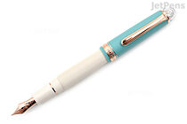 Platinum 3776 Century Fountain Pen Set - Shape of a Heart - Bluebird - 14k Medium - Limited Edition - PLATINUM PLTM- PNB-43000A M