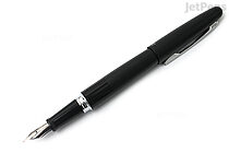 Pilot Metropolitan Fountain Pen - Black Plain - Fine - PILOT MRFC1BLKFBLKP